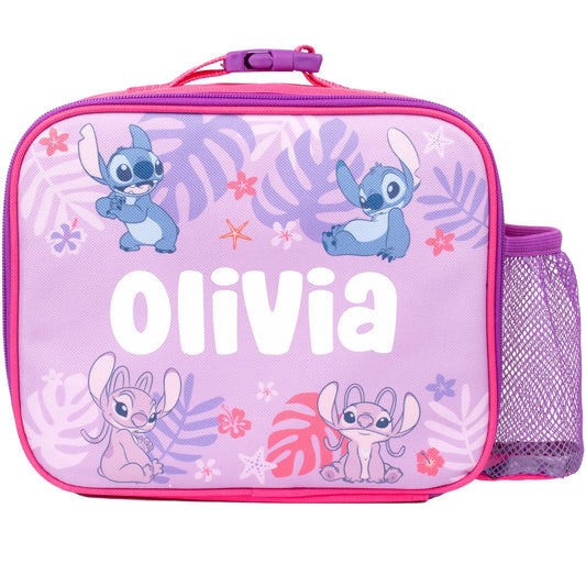 Personalized Lunch Bag - Stitch and Angel