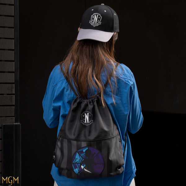 *Wednesday & Cello Drawstring Backpack