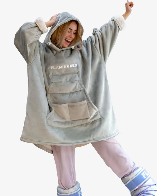 Hooded Blanket - HAGRID GREY