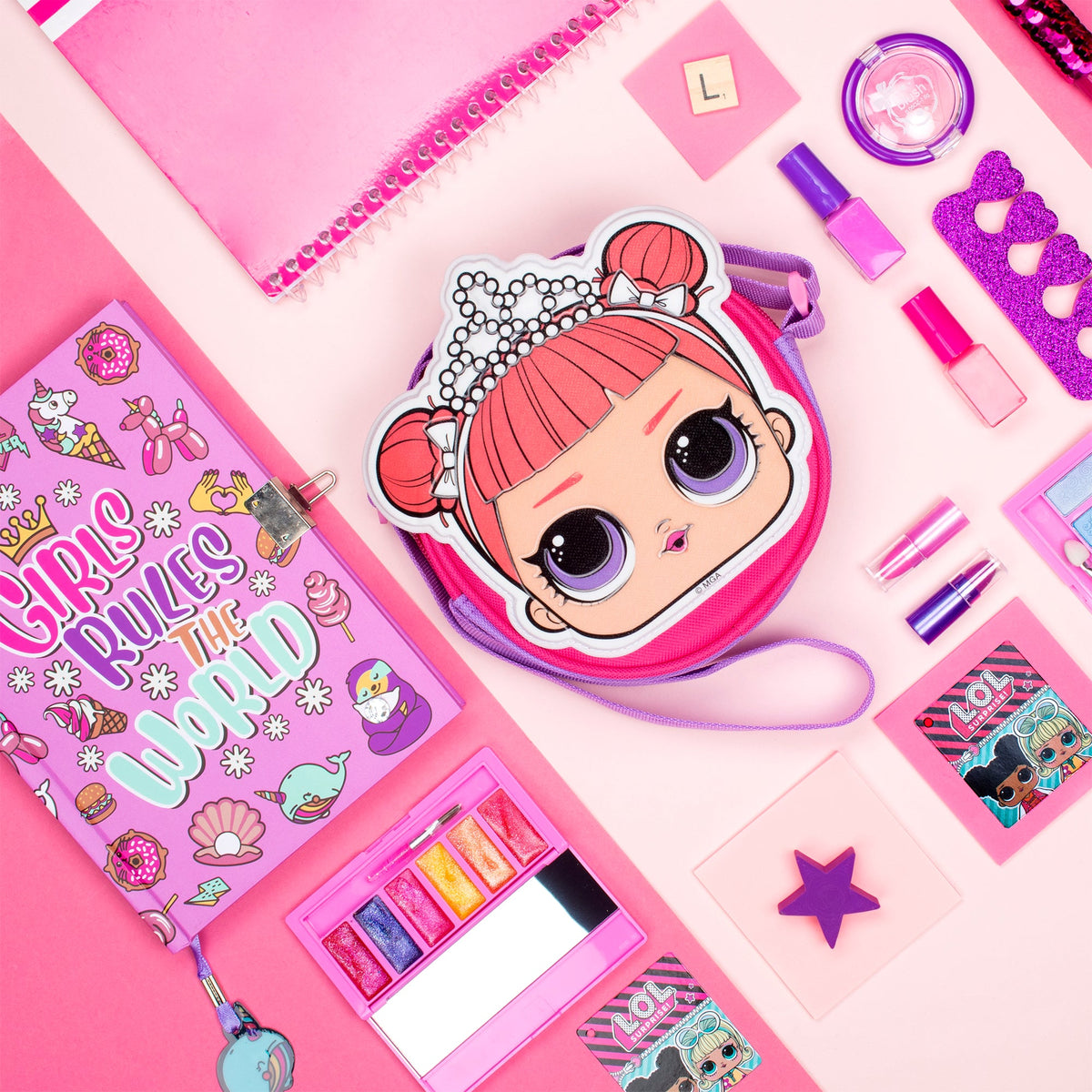 L.O.L. Glitter Crossbody Bag - Center Stage