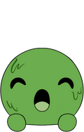 Surprised Slimecicle Stickie (6in)