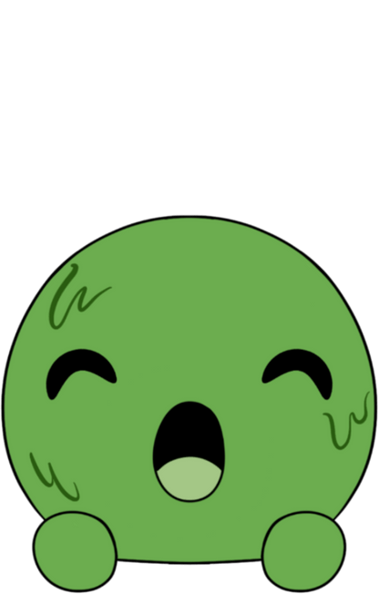 Surprised Slimecicle Sticker (6in)