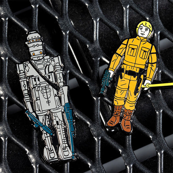 Star Wars Pin Set 1.14 – IG-88 and Luke Skywalker (Bespin Fatigues)