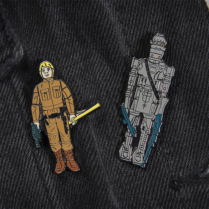 Star Wars Pin Set 1.14 – IG-88 and Luke Skywalker (Bespin Fatigues)
