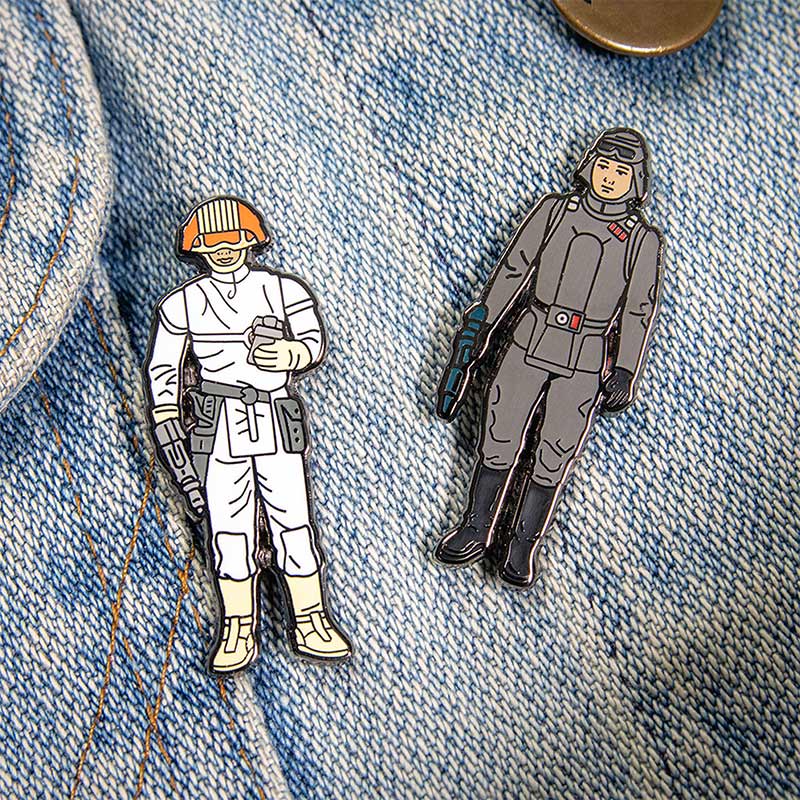 Star Wars Pin Set 1.23 – AT-AT Commander and Cloud Car Pilot