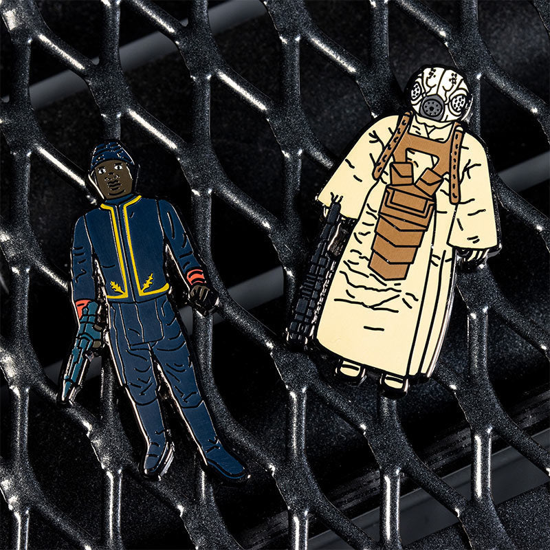 Star Wars Pin Set 1.24 - Bespin Security Guard (Variant) and Zuckuss