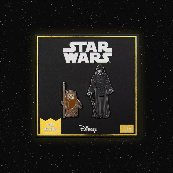 Pin's Star Wars Set 1.36 – Wicket W. Warrick et The Emperor
