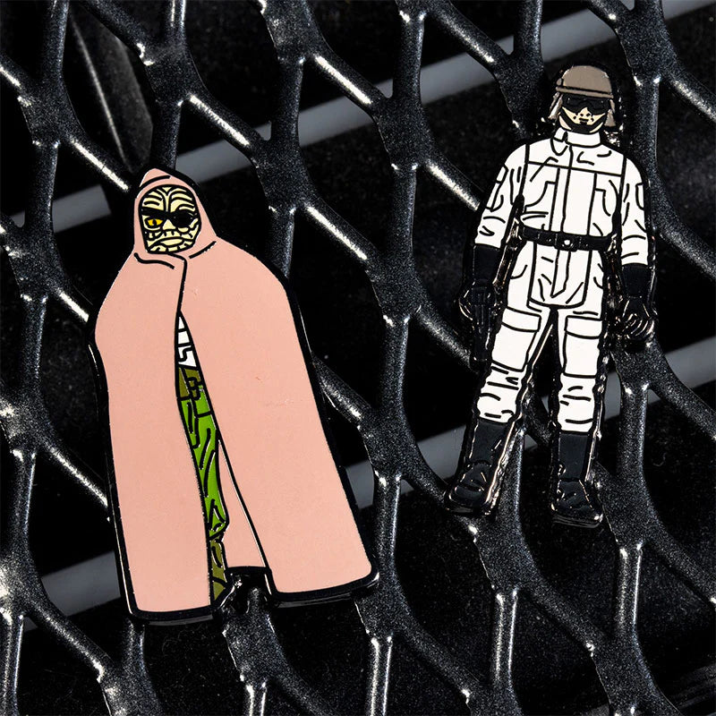Star Wars Pin Set 1.39 - Plum Face and AT-ST Driver