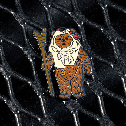 Star Wars Pin Set 1.41 – Paploo and Luke Skywalker (in Battle Poncho)