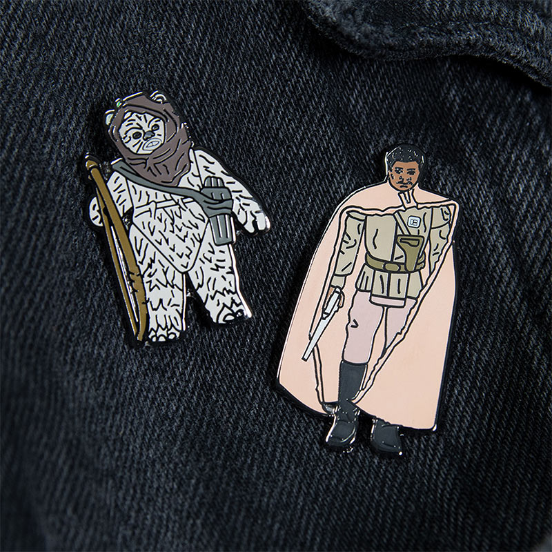 Star Wars Pin Set 1.47 – Warok and Lando Calrissian (General Pilot)