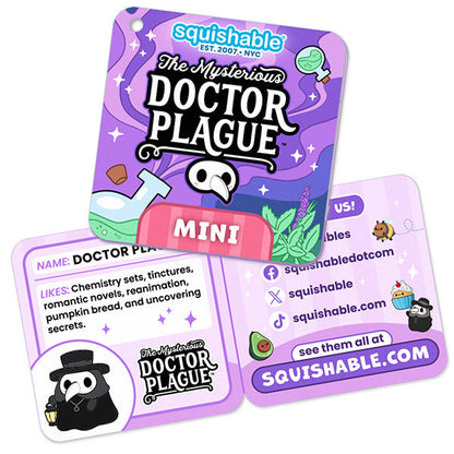 Mini Peluche Squishable – Docteur de la Peste Bonbon