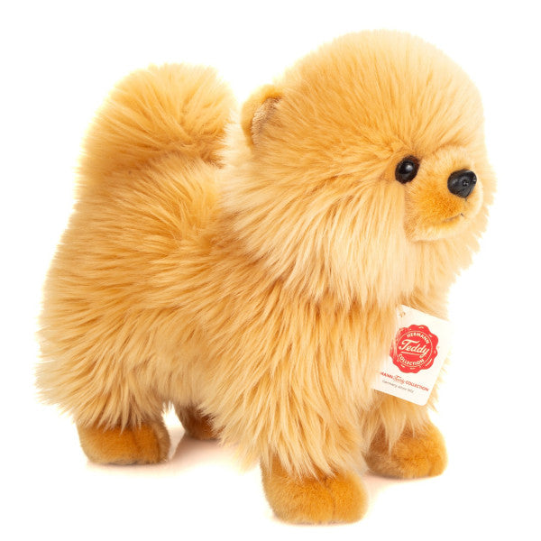 Peluche Spitz nain doré – 23 cm