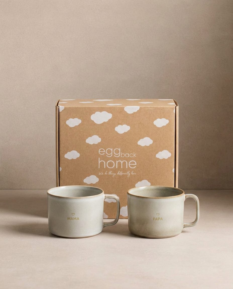 Terra 2-Mug Set Mama & Papa Collection