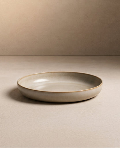 Terra Porcelain Stoneware Pasta Plate 22cm