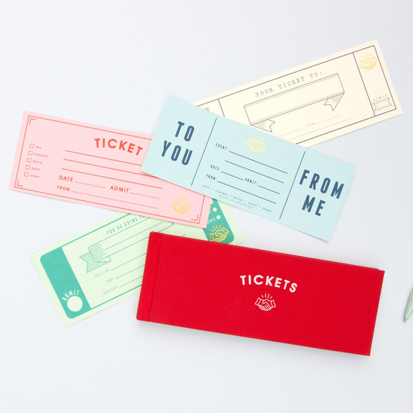Carnet de billets vierges