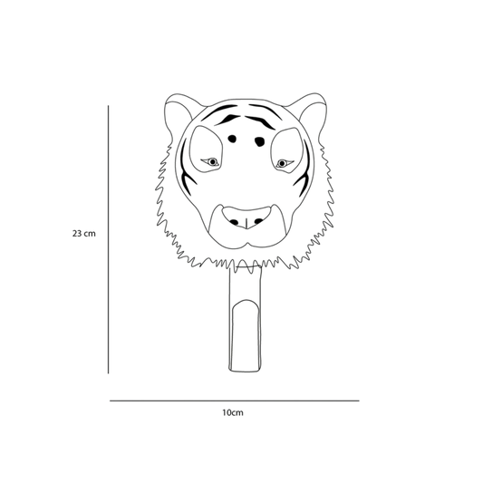 Porte-manteau peluche tigre - Wild & Soft