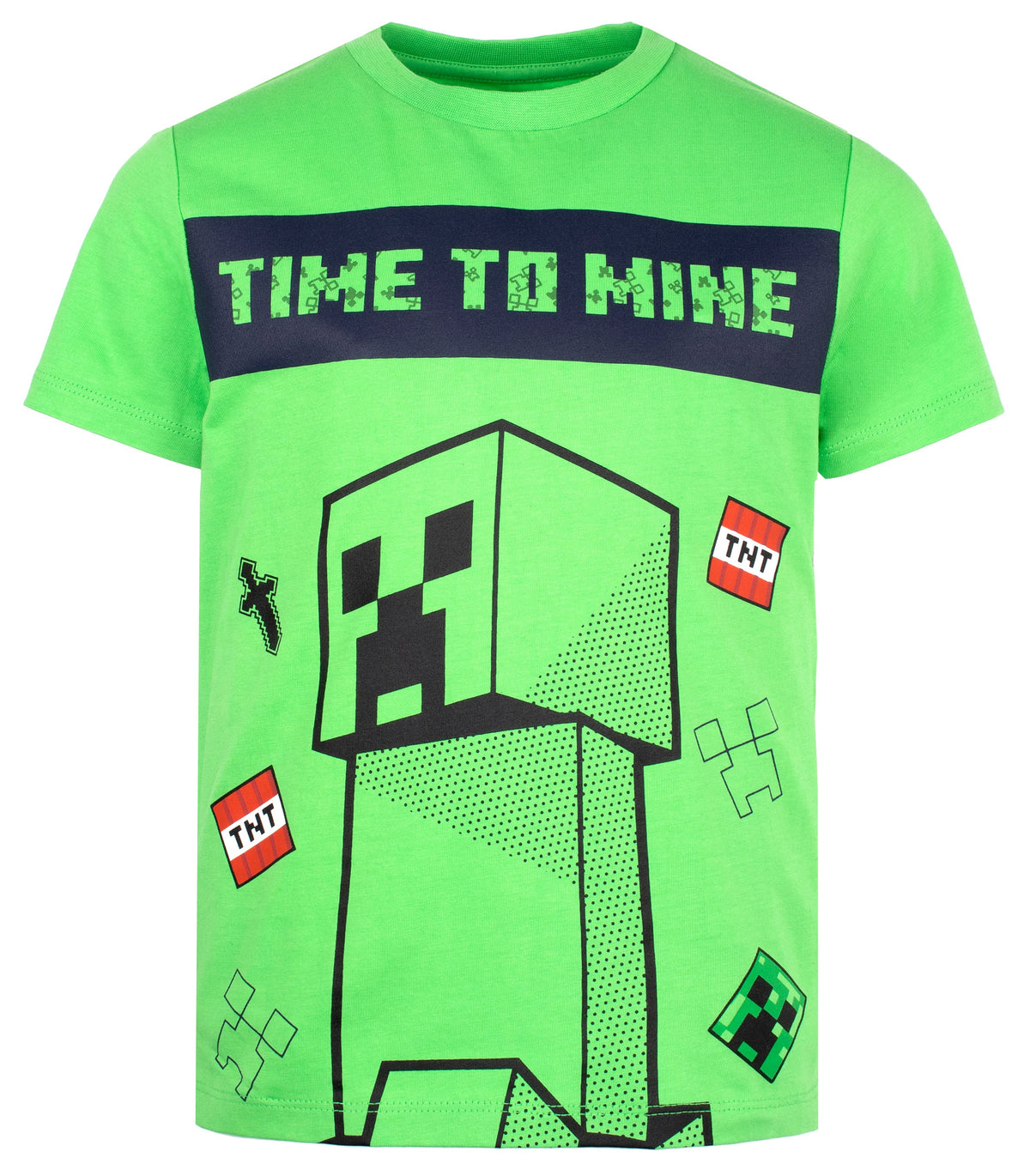 Minecraft Short Sleeve Pyjama Set - Green