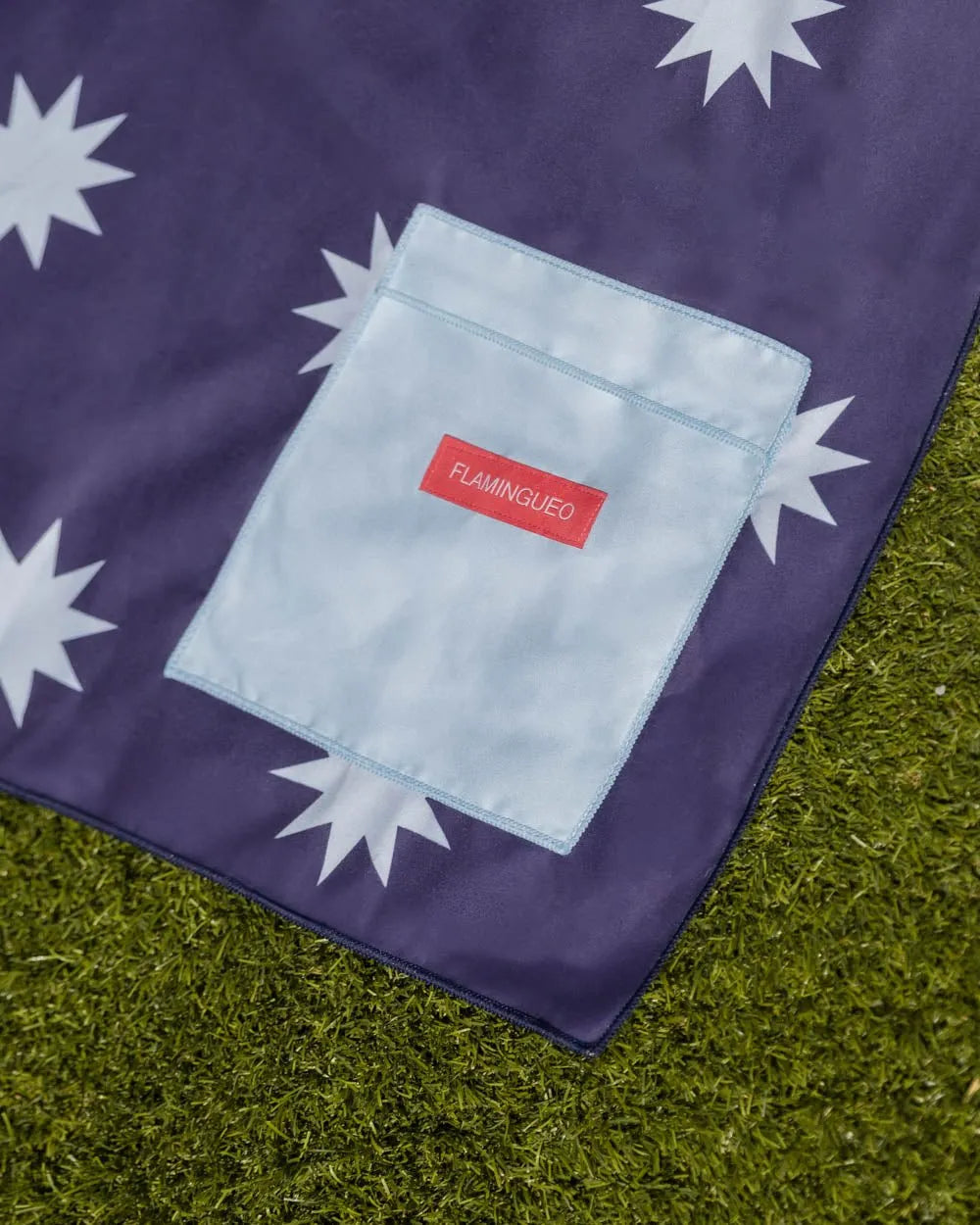 Children's blue beach towel - CARINA