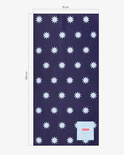 Children's blue beach towel - CARINA