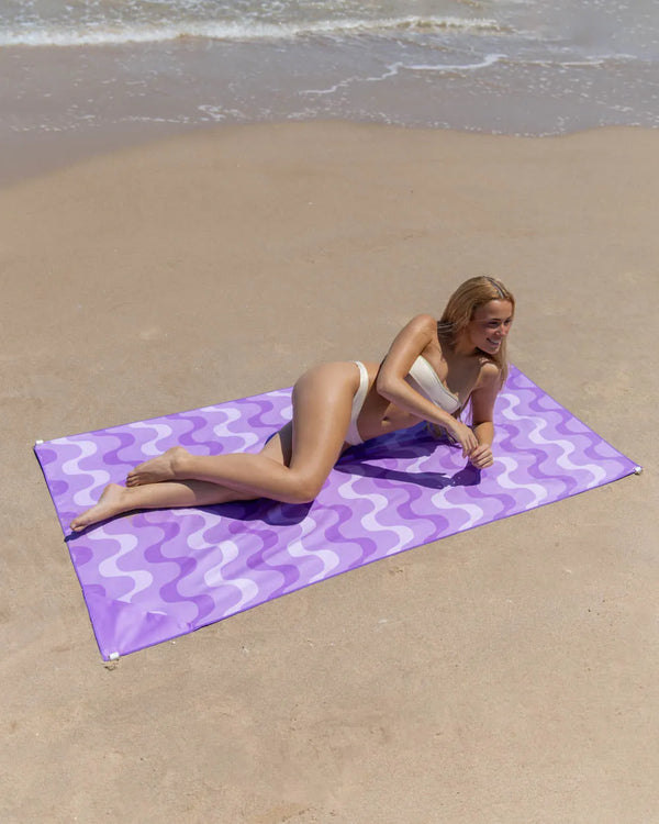 Purple beach towel - AYLA