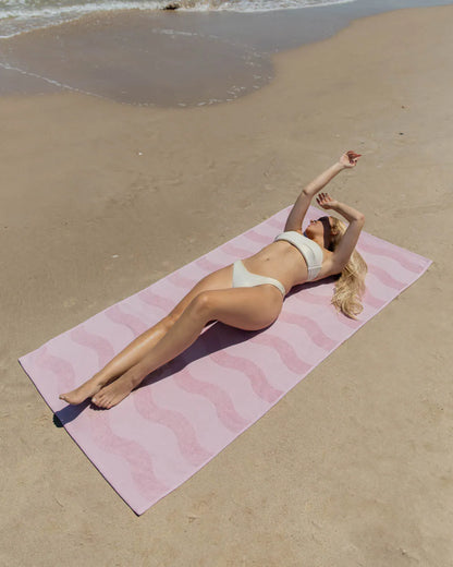 Pink beach towel - MARINA