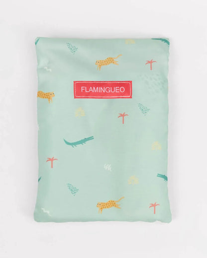 Kids' green beach towel - ALAN