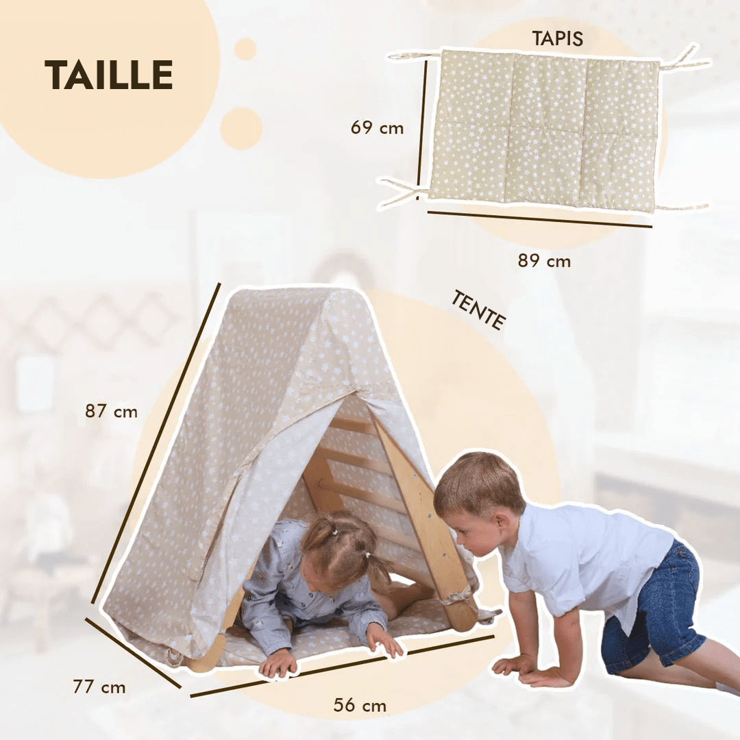 Tente avec Tapis pour Triangle d'Escalade