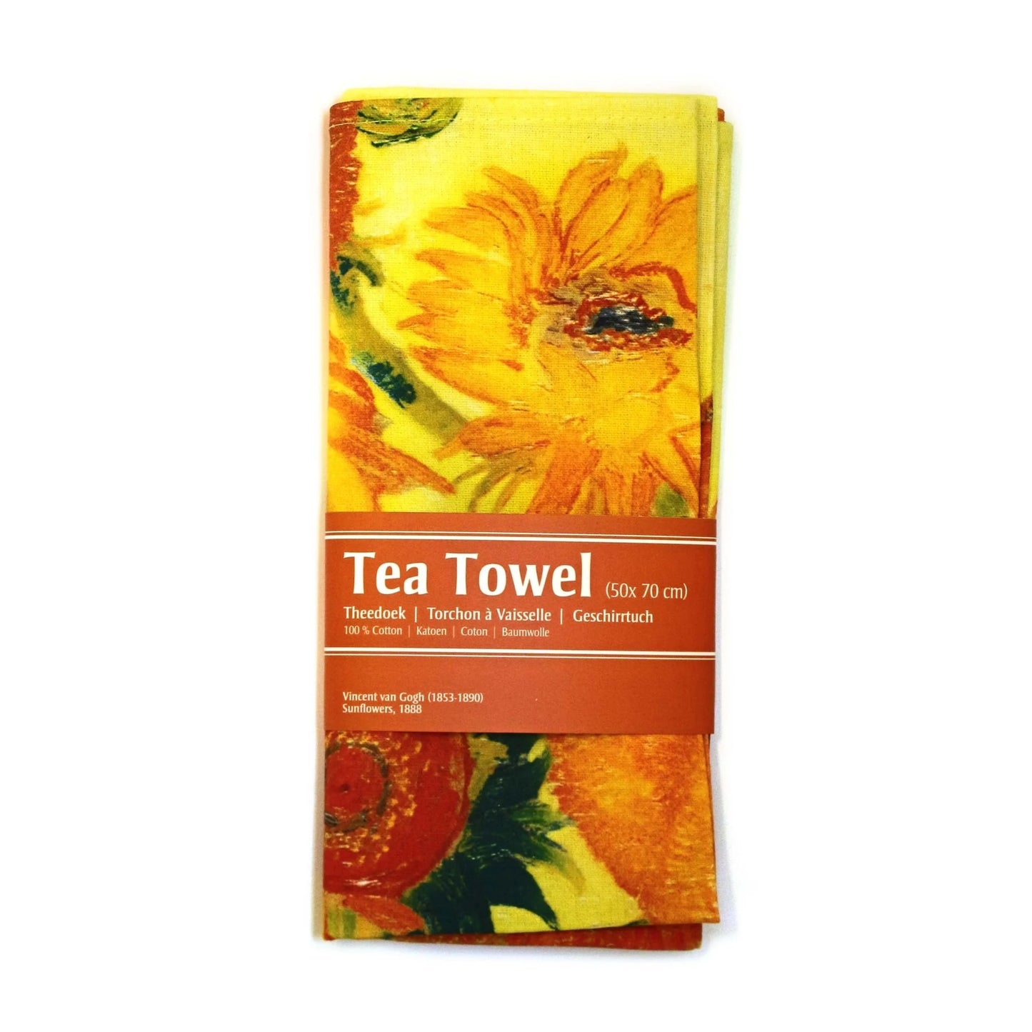 Vincent van Gogh Tea Towel - Sunflowers