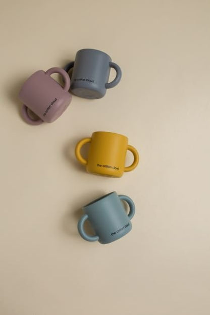 Silicone Sippy Cup Smokey Blue
