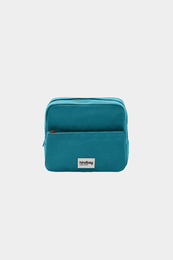 XL Alix Peacock Blue Toiletry Bag