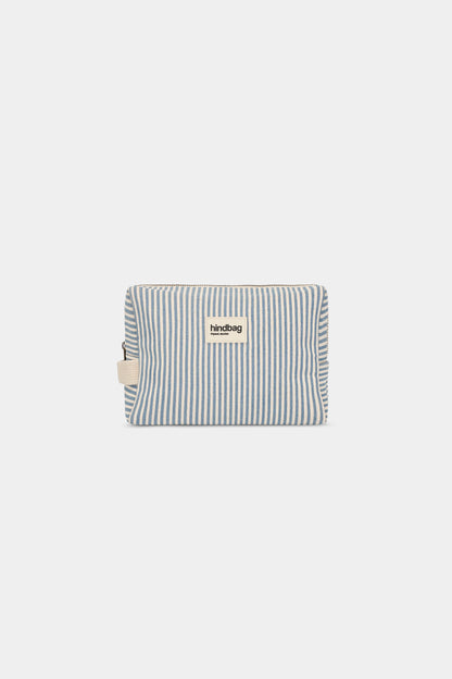 Trousse de toilette Leon Rayures bleu
