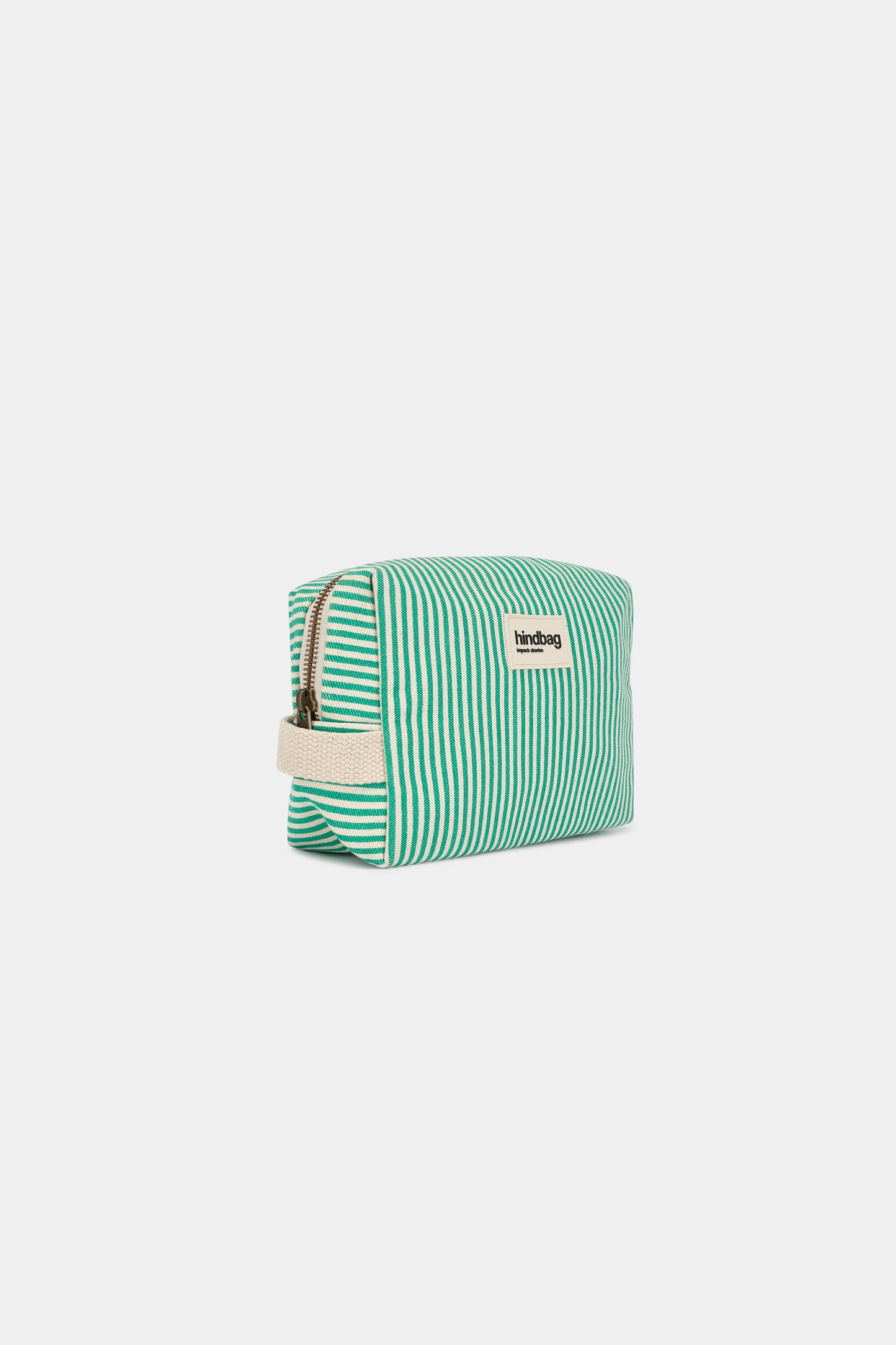Trousse de toilette Leon Rayures vert