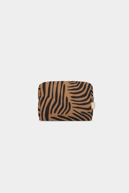 Trousse de toilette Léon Zèbre cannelle