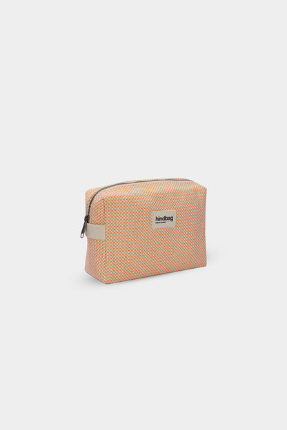 Trousse de toilette Leon Tressage corail