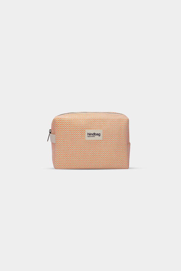 Trousse de toilette Leon Tressage corail