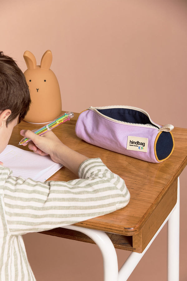 Mia Tricolour Lilac Pouch