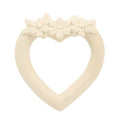 Anneau de Dentition Cœur Écru