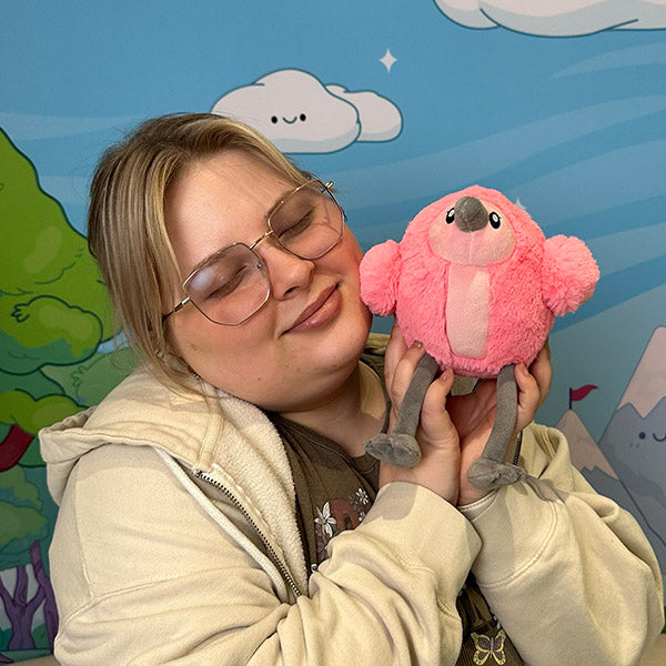 Peluche Snacker Squishable – Flamant Rose
