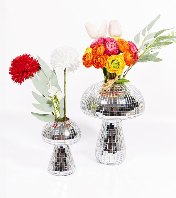 Disco mushroom vase