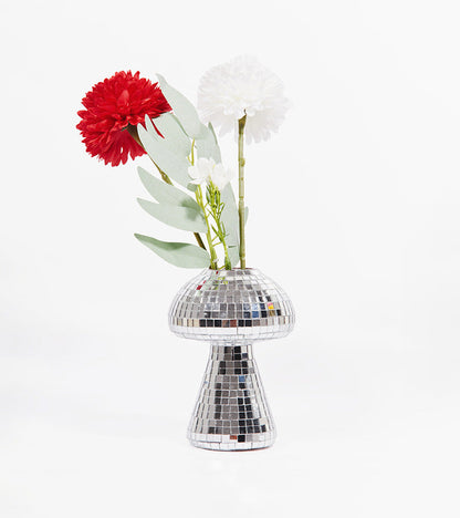 Disco mushroom vase