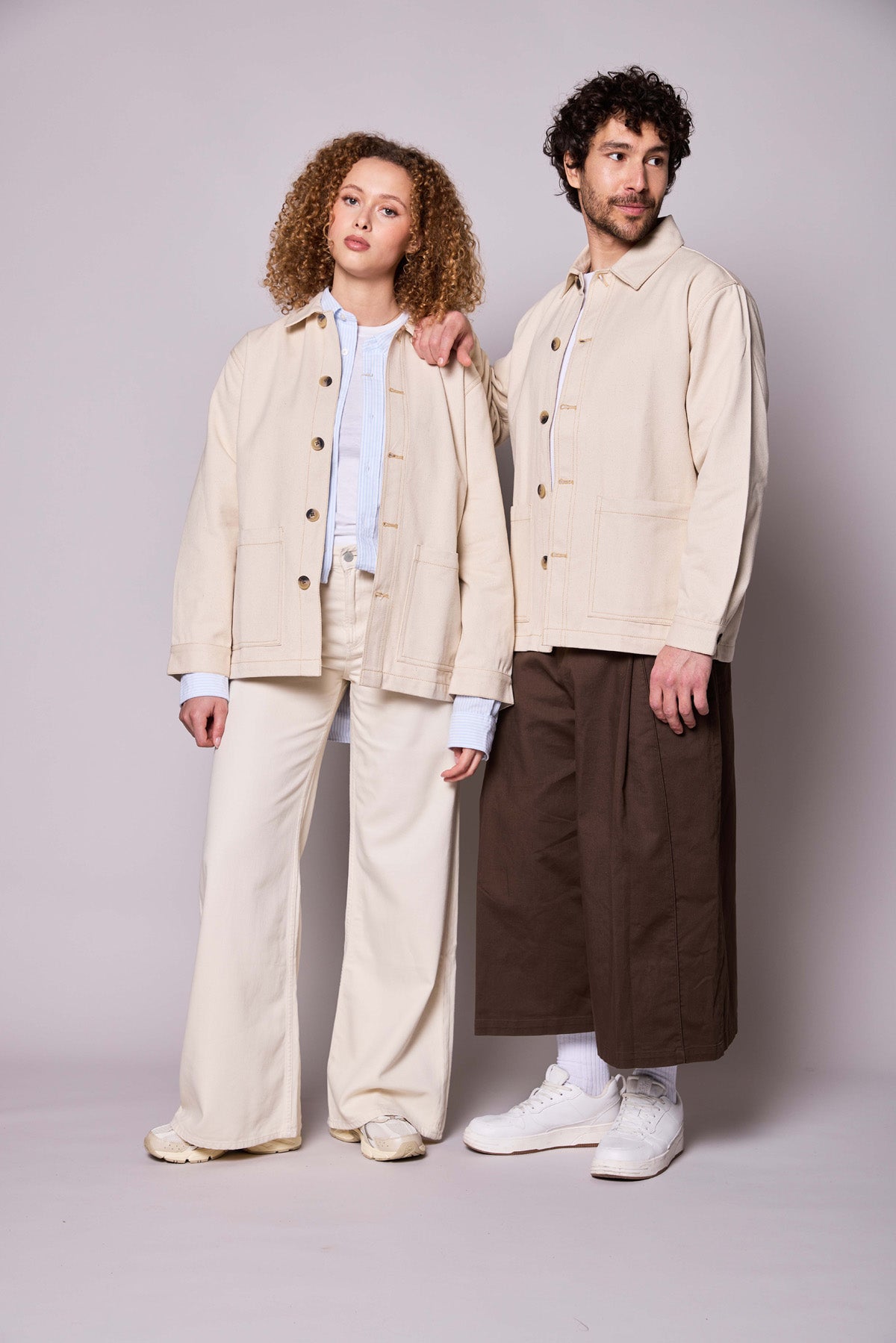 Unisex Marcel Ecru Jacket