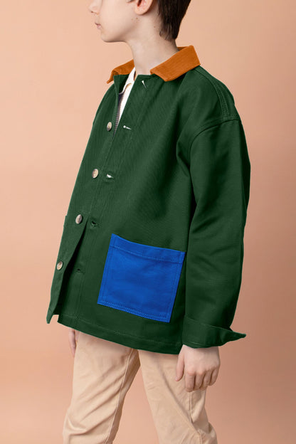 Veste Marceau Tricolore sapin