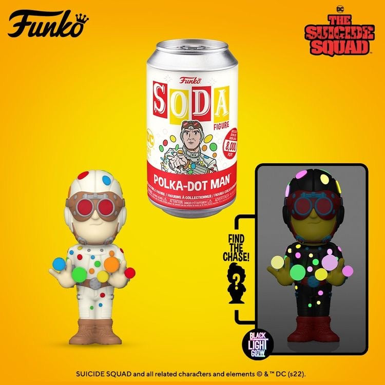 vinyl soda polka dot man