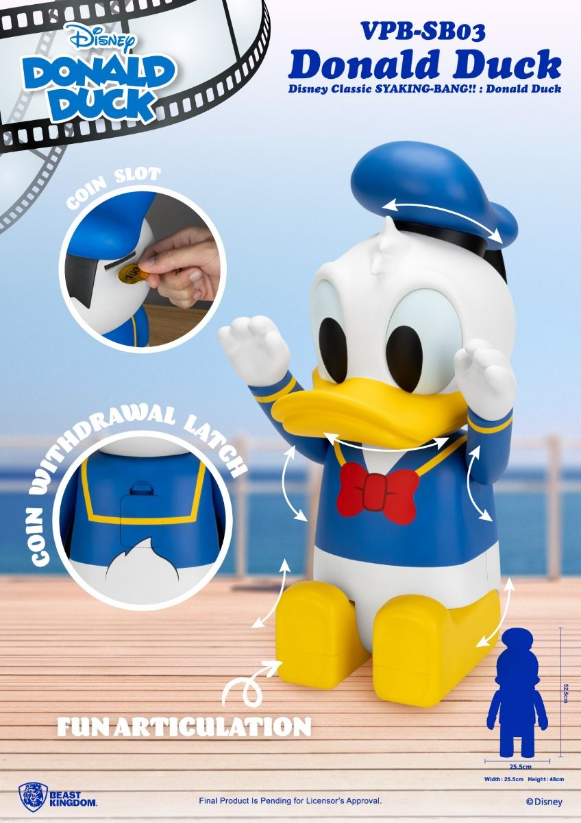 Piggy bank SYAKING-BANG!! Donald Duck
