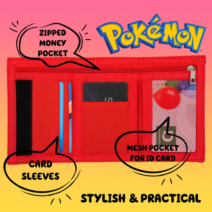 Pokémon Portefeuille – rouge