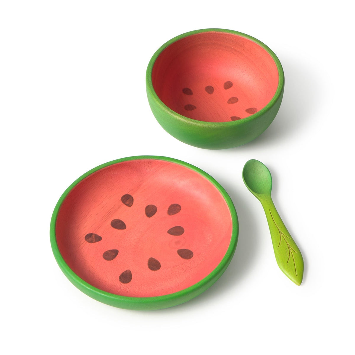 Wally The Watermelon 3-Piece Dinnerware Set