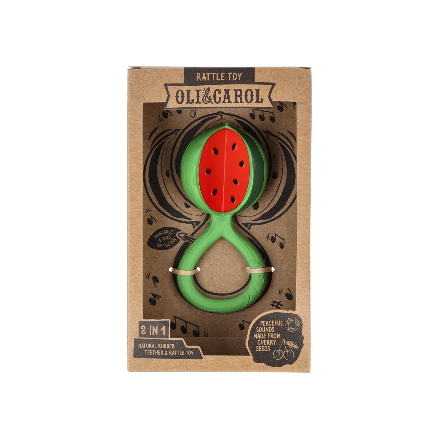 Watermelon Baby Rattle