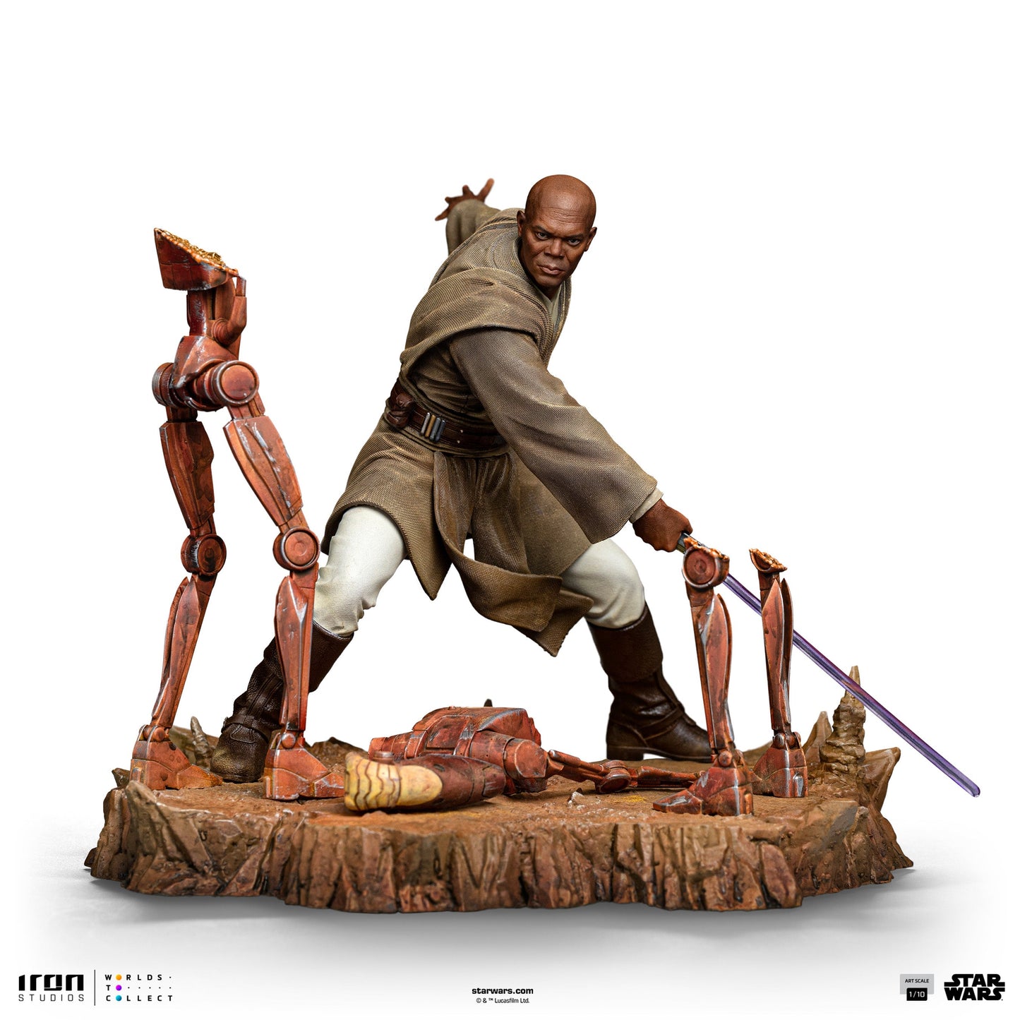 Mace Windu Statue - Star Wars - Art Scale 1/10 - Iron Studios