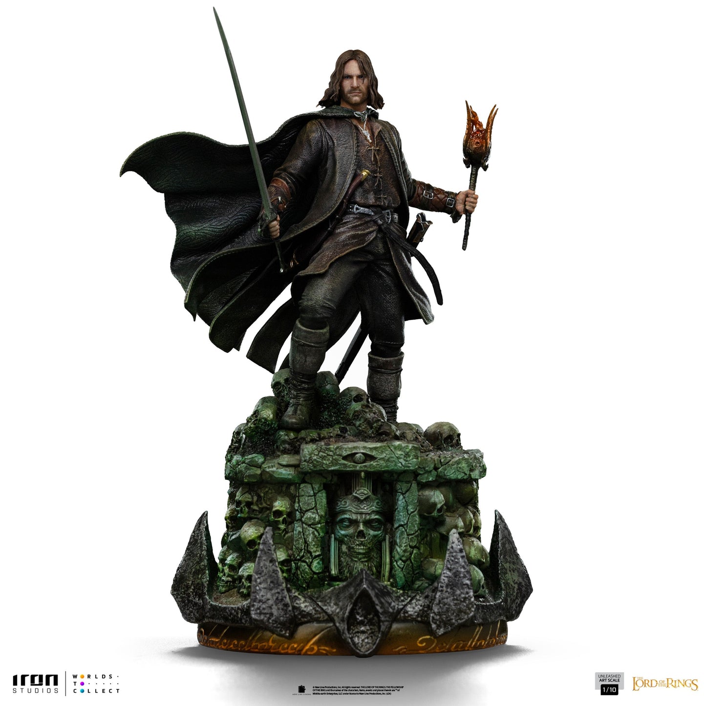 Aragorn Unleashed Statue - The Lord of the Rings - Art Scale 1/10 - Iron Studios