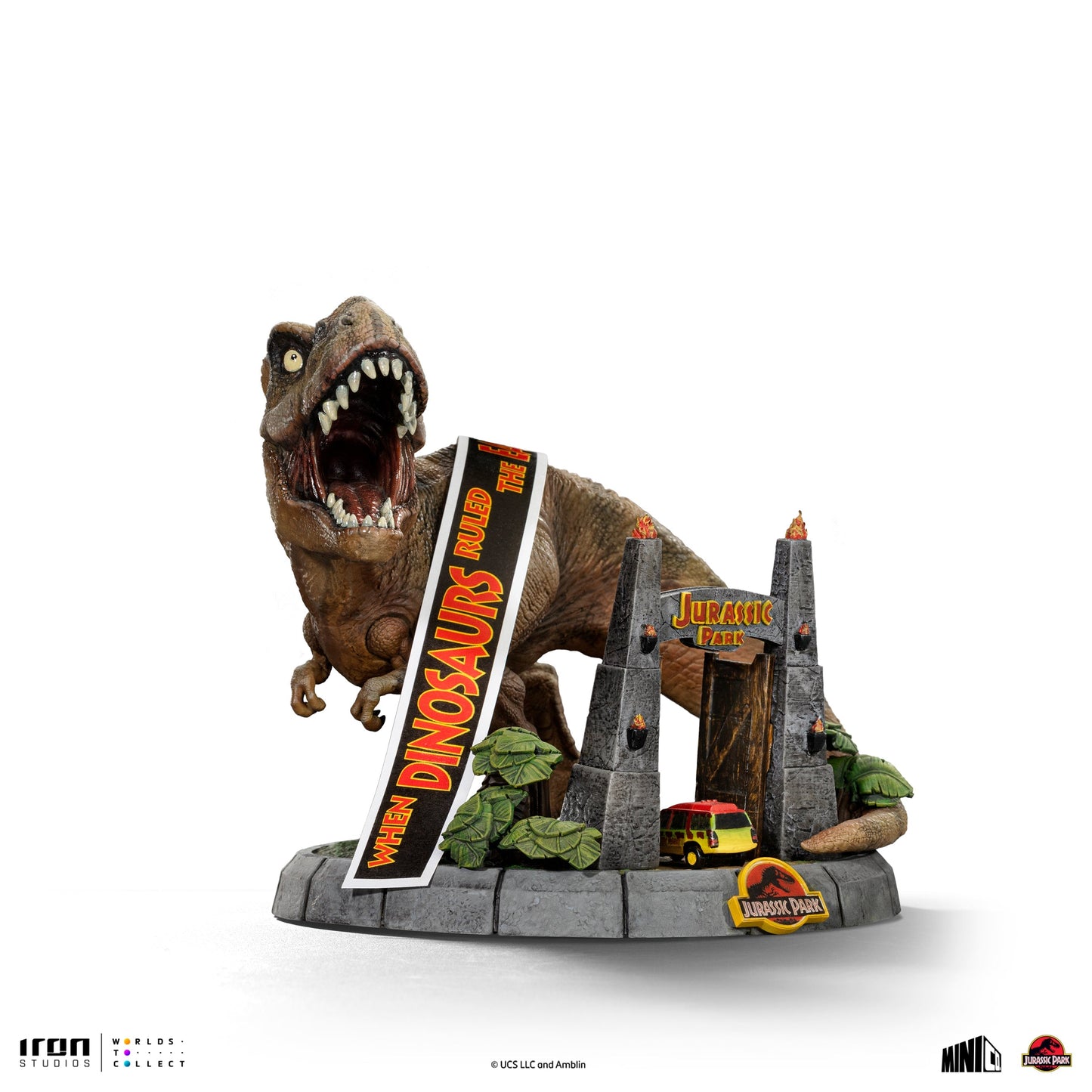 Deluxe T-Rex Statue - Jurassic Park - Minico - Iron Studios